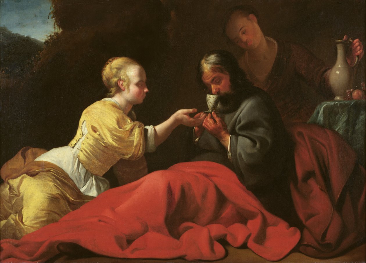Lot og hans døtre av Reyer Jacobsz van Blommendael