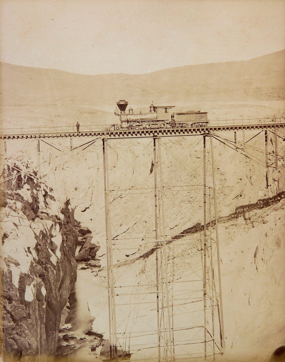 Sumbay Bridge. Fra albumet Views of the Southern Railway av Ricardo Villaalba