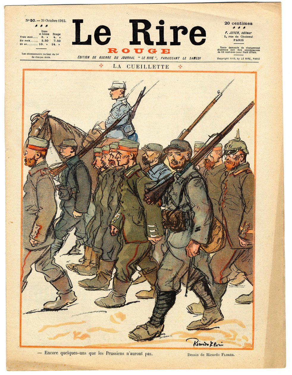 Cover av "" The Red Laughter", Satirical in Colors av Ricardo Flores