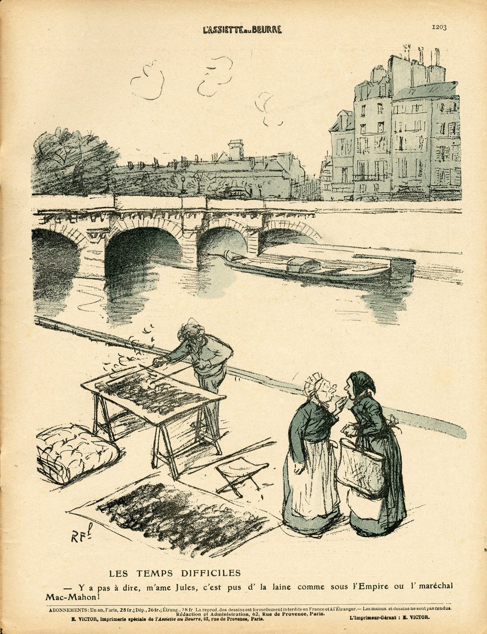L'Plate au beurre, nummer 439, Satirical in Colors av Ricardo Flores