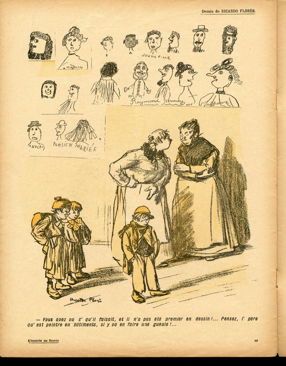 The Butter Plate, nummer 366, Satirical in Colors av Ricardo Flores