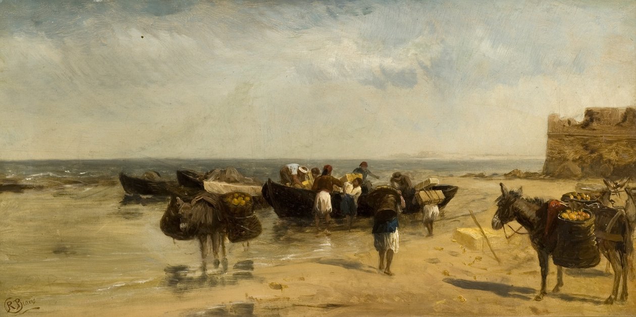 Fruktbåter på Middelhavet av Richard Beavis