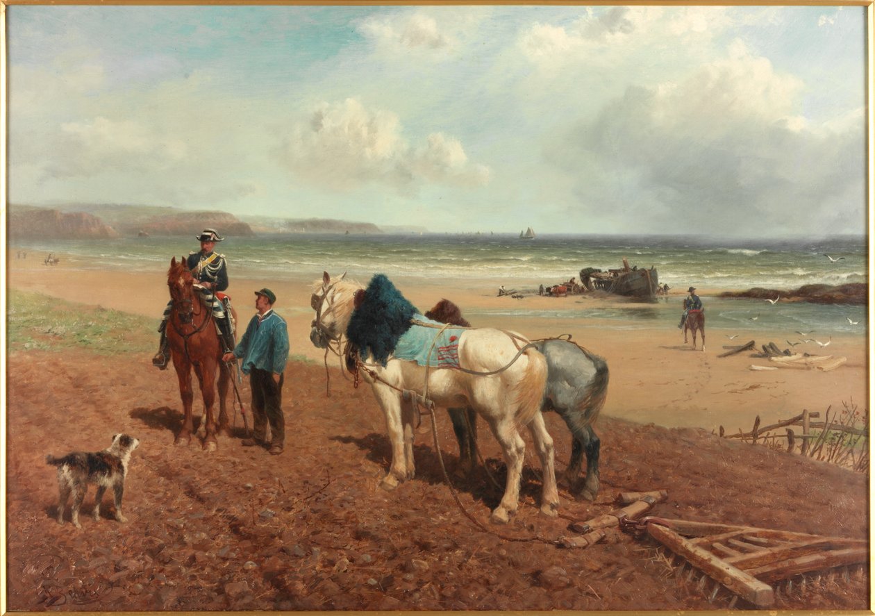 Historien om vraket, ca. 1872 av Richard Beavis