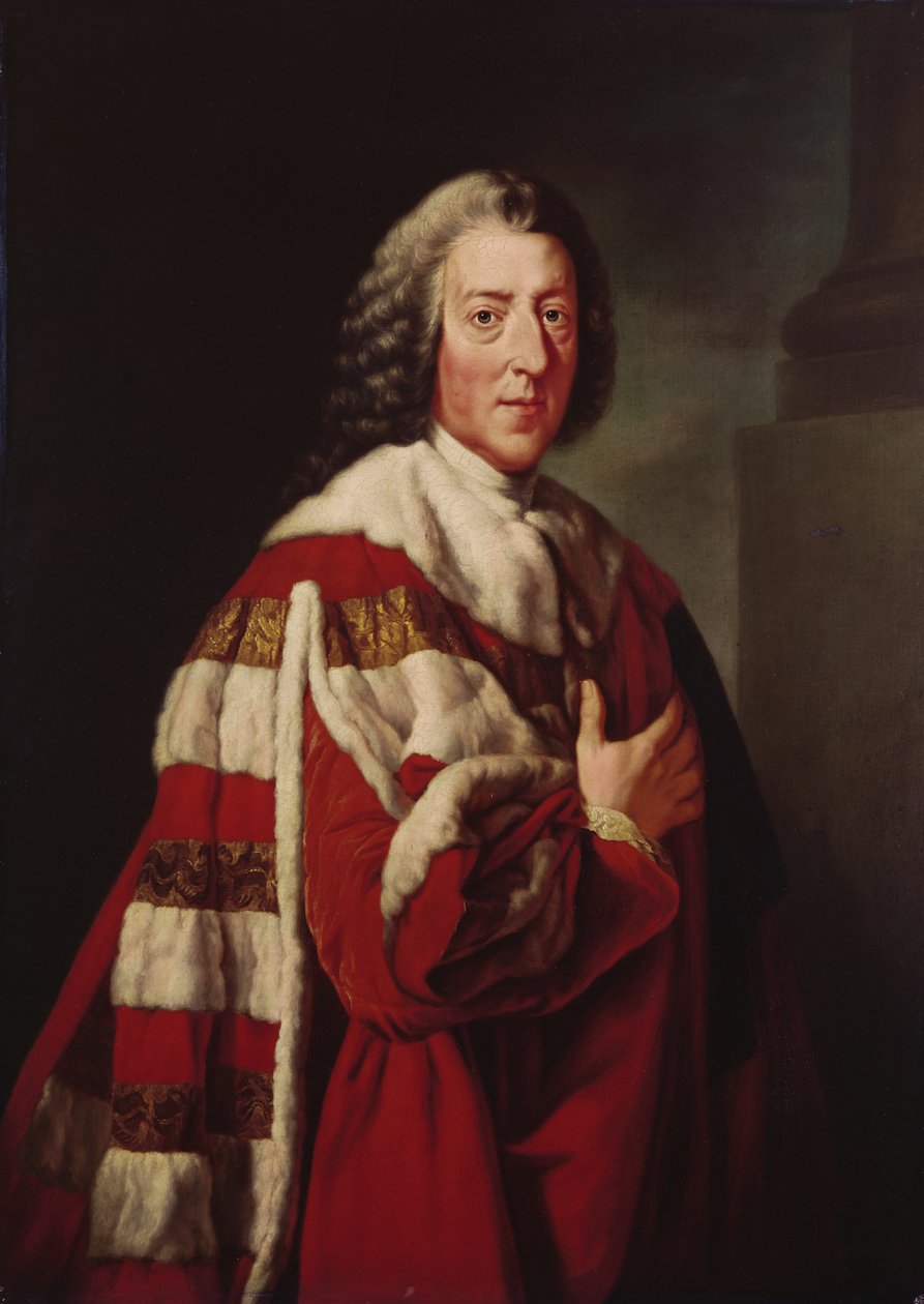 William Pitt, 1. jarl av Chatham, 1772 av Richard Brompton
