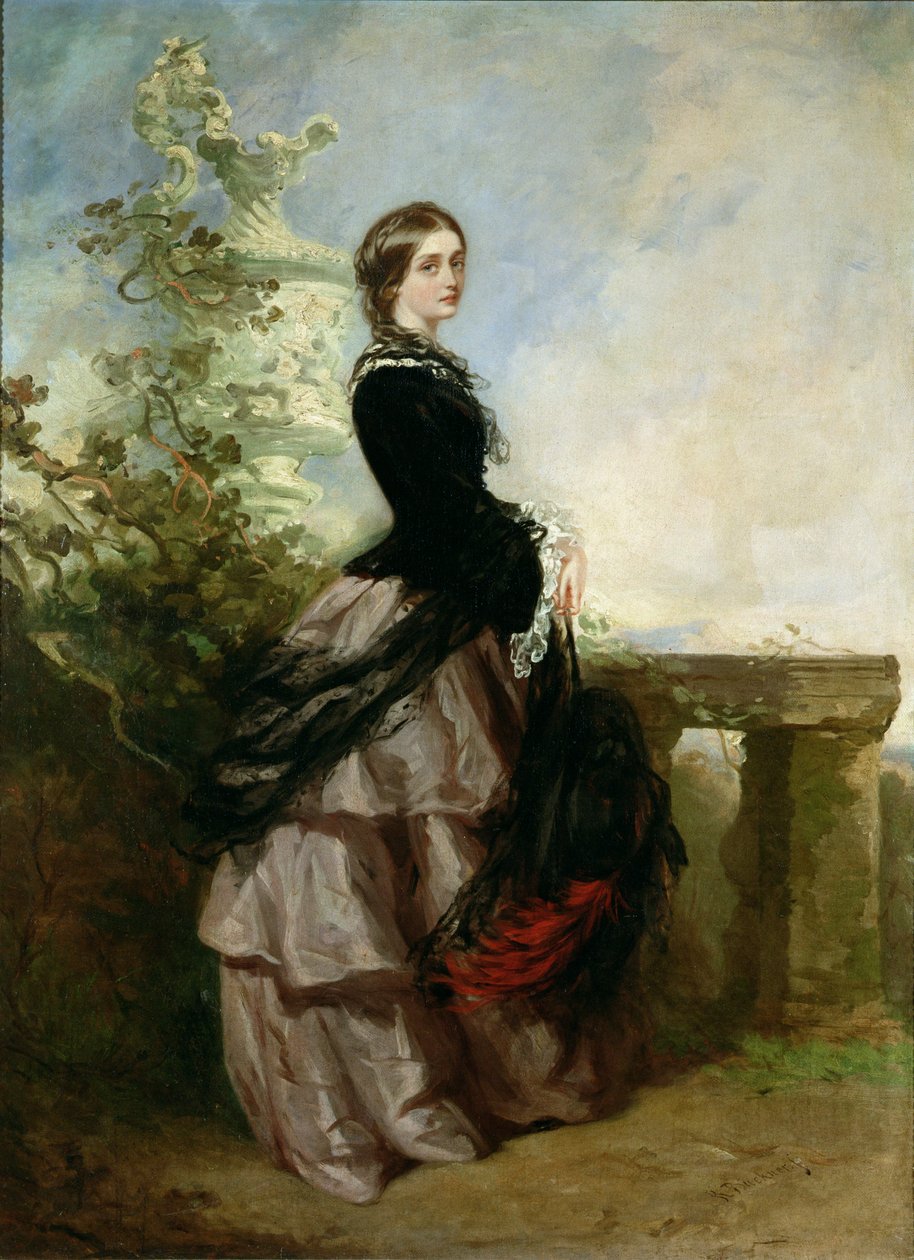 Portrett av en dame av Richard Buckner