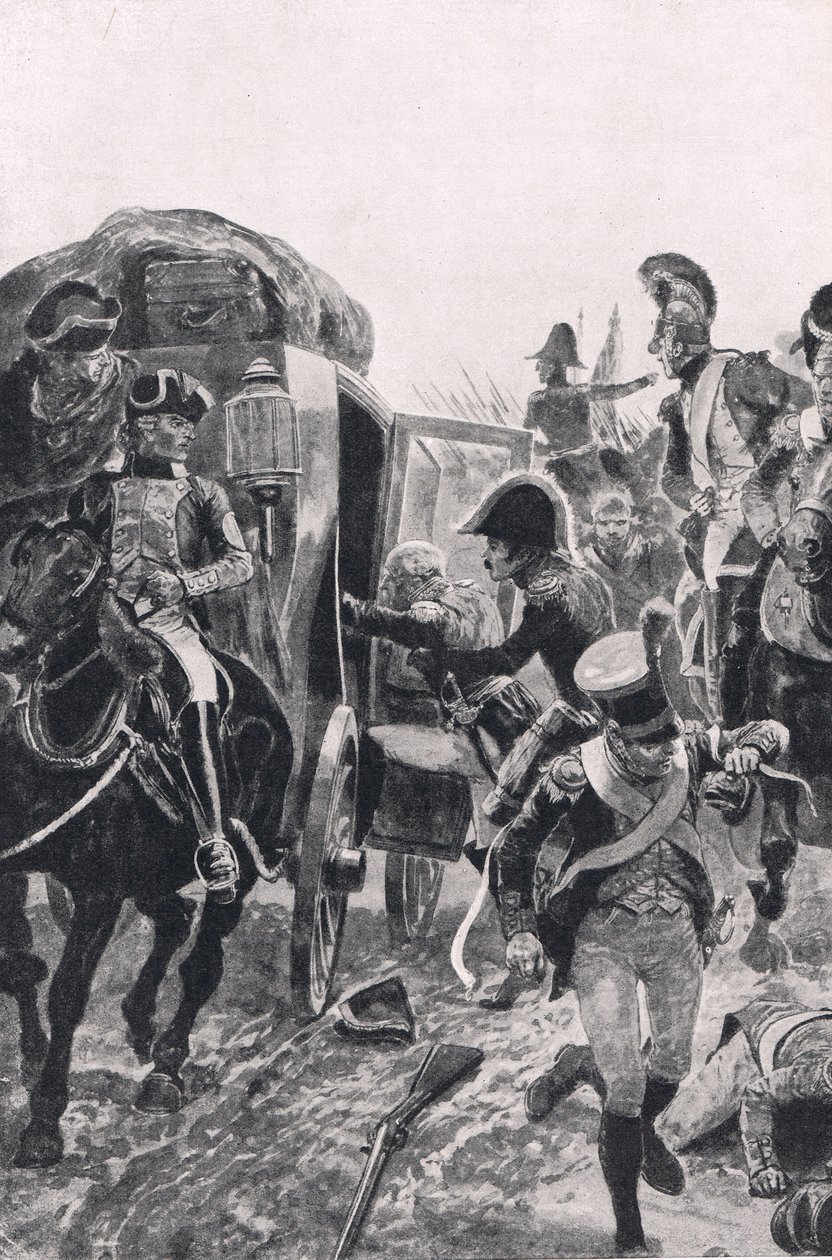 Flight of the Spanish Troops den 27. juli 1809, illustrasjon fra 