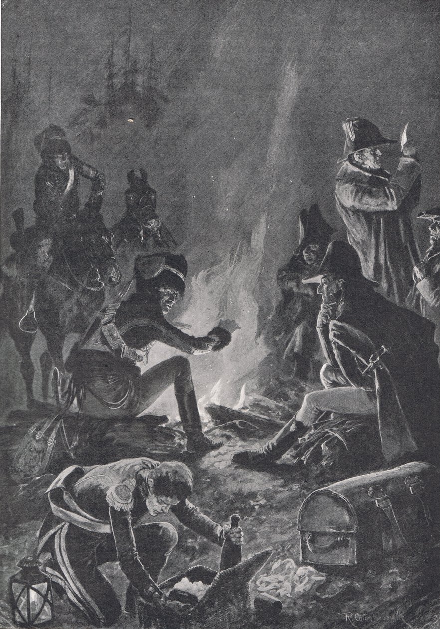 The Bivouac before the Battle of Bussaco, illustrasjon fra 