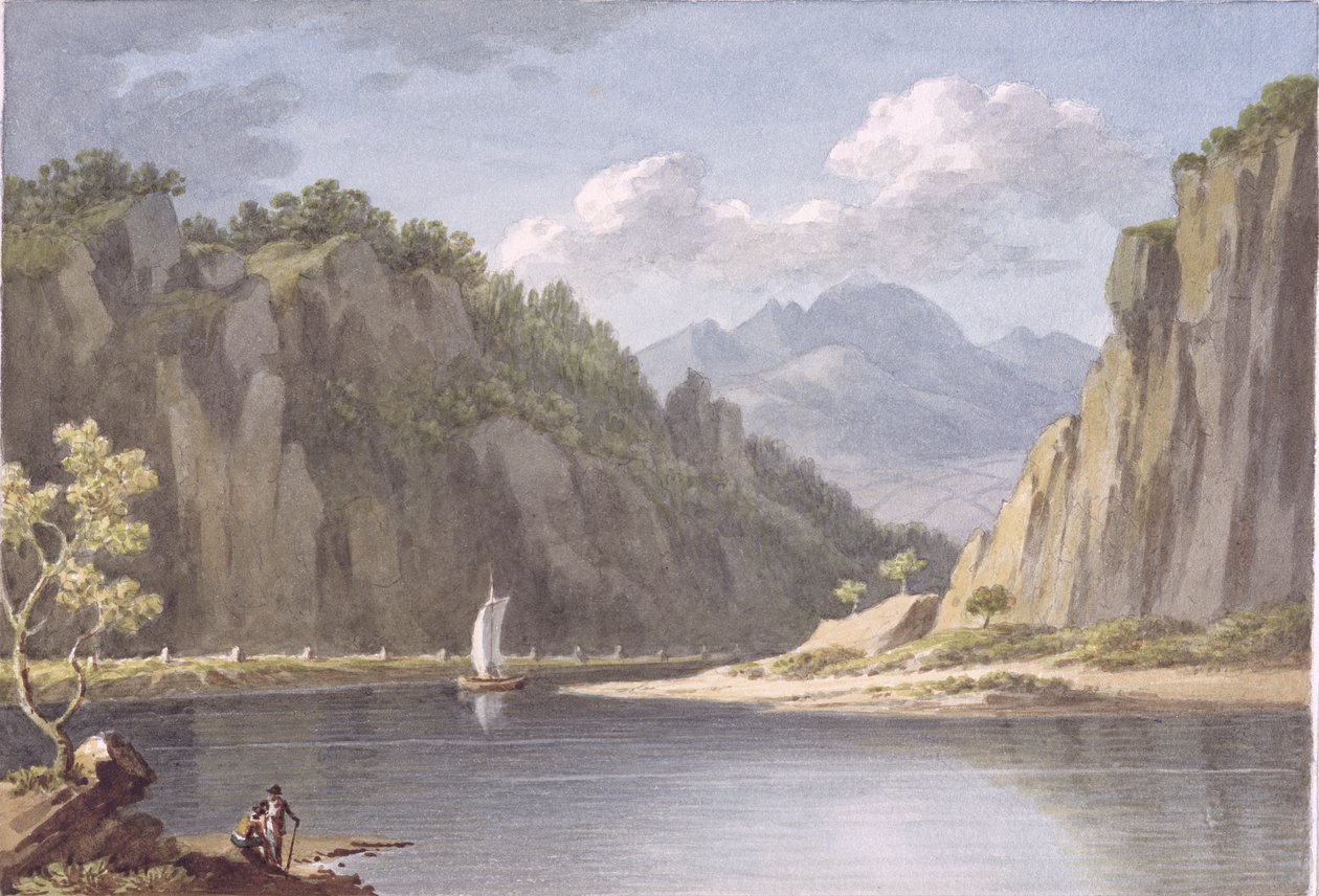 På elven Elbe, nær Lowositz i Sachsen, plate 1 fra 