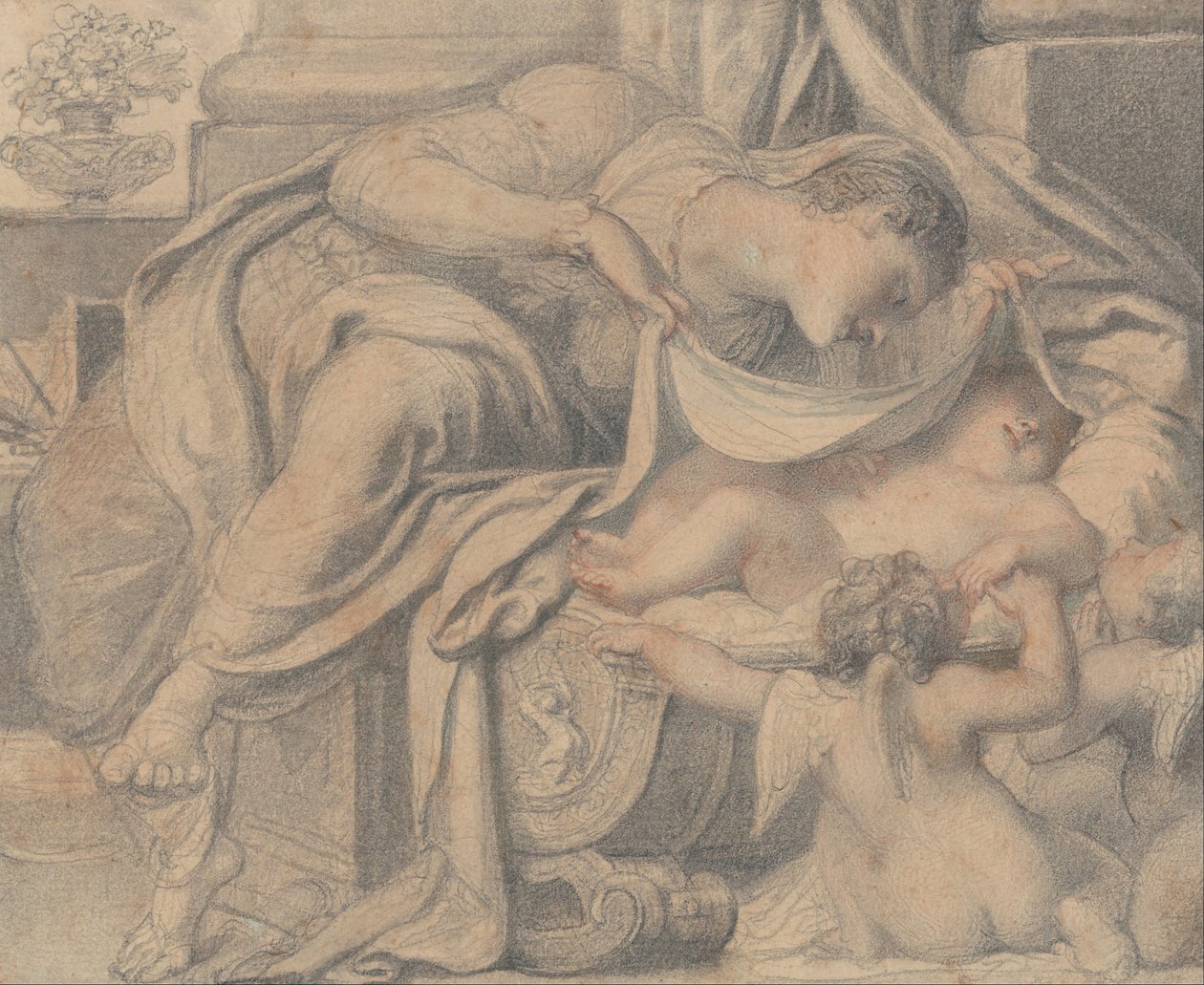 Venus som elsker Amor av Richard Cosway