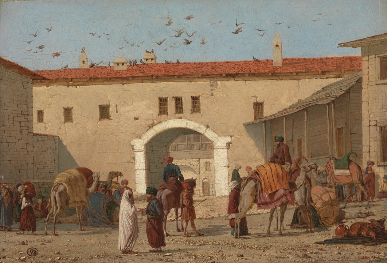 Caravanserai ved Mylasa i Lilleasia av Richard Dadd