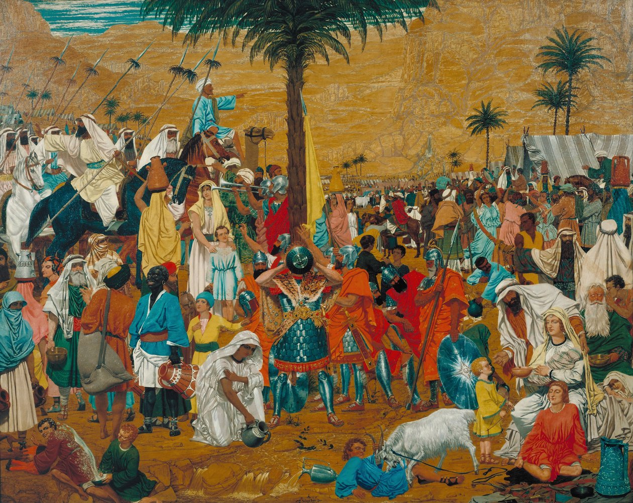 Flyet ut av Egypt av Richard Dadd