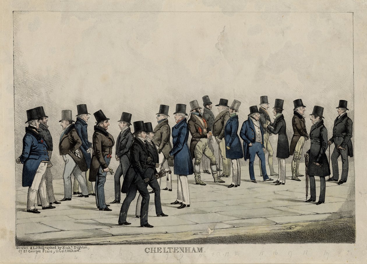 Cheltenham, ca. 1840 av Richard Dighton