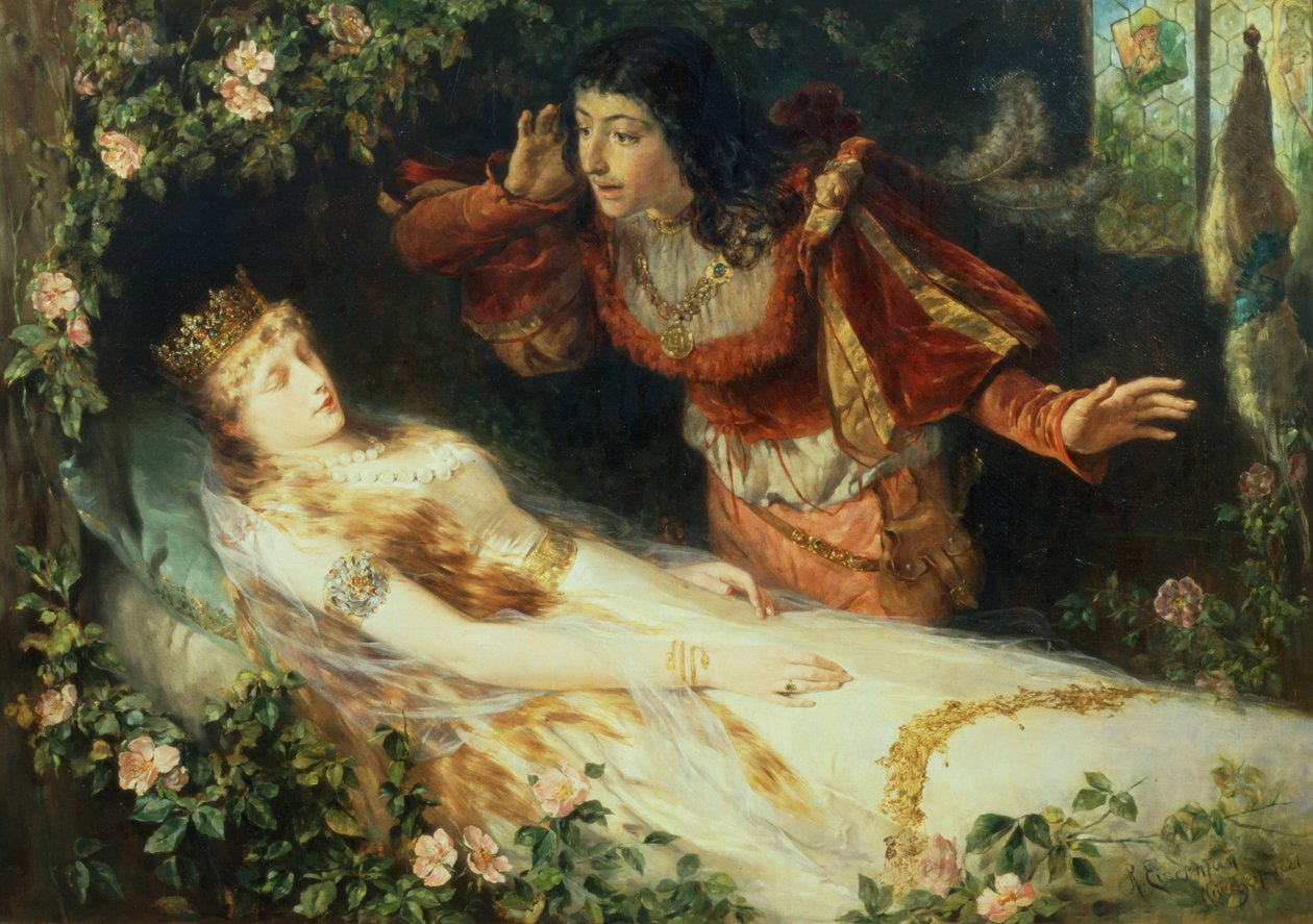 Tornerose, 1881 av Richard Eisermann