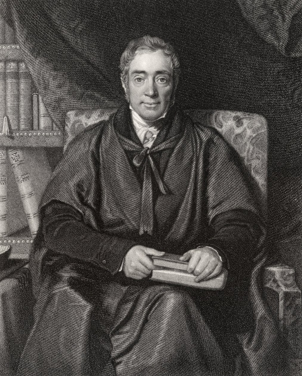 Rev. Samuel Lee, gravert av William Thomas Fry (1789-1843) fra 
