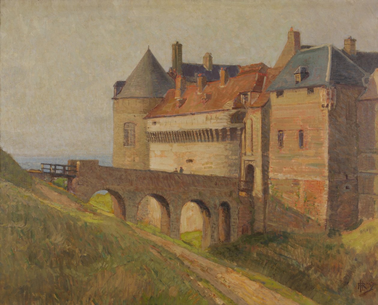 Dieppe slott, Frankrike, 1923 av Richard Heyworth