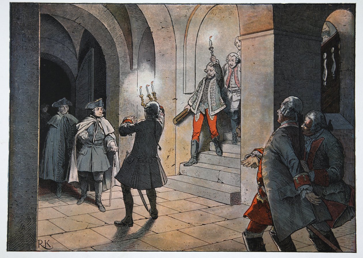 Friederich i Lilla slott, 5. desember 1757 av Richard Knoetel