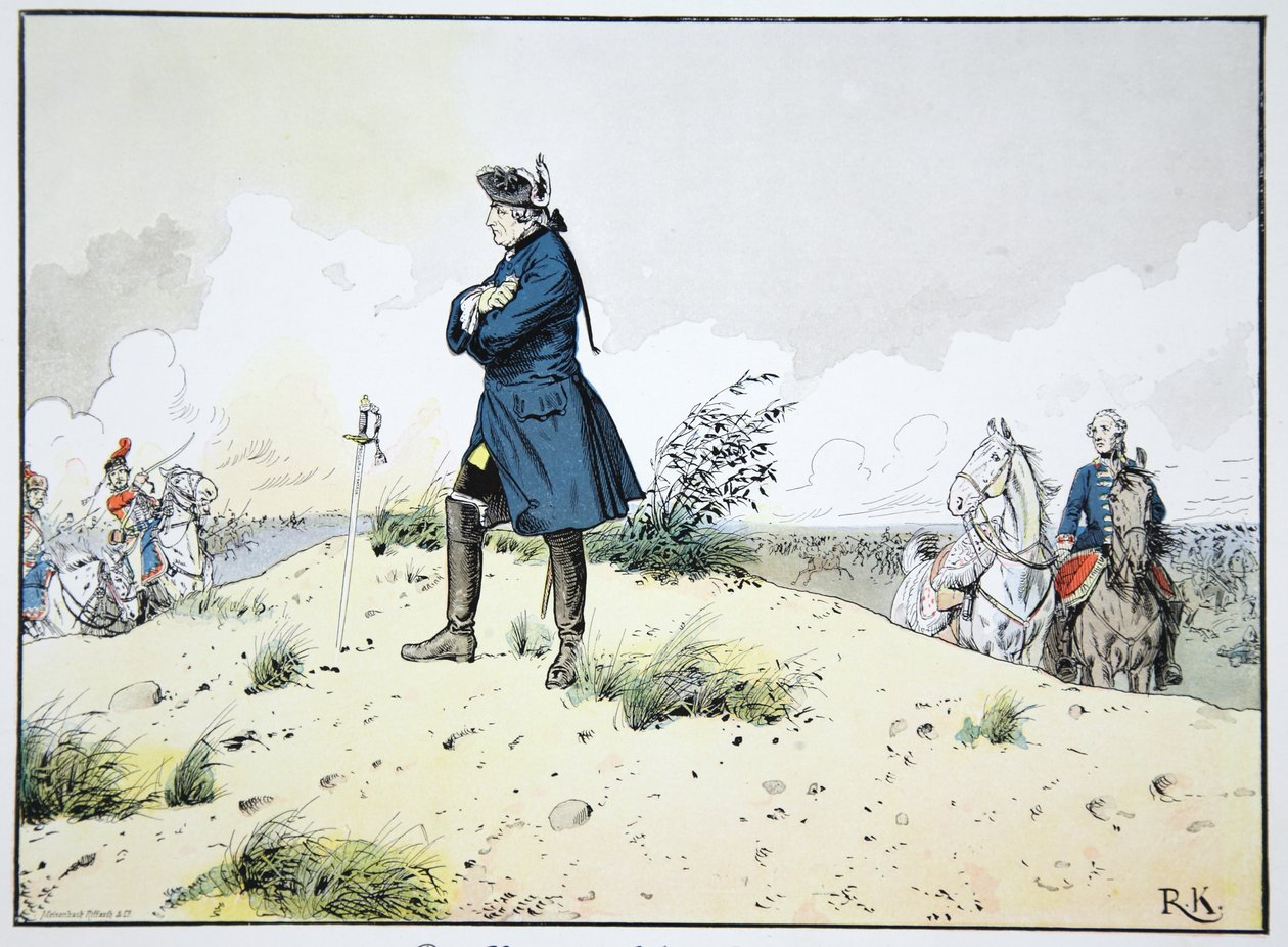 Kunersdorf, 12. august 1759 av Richard Knoetel