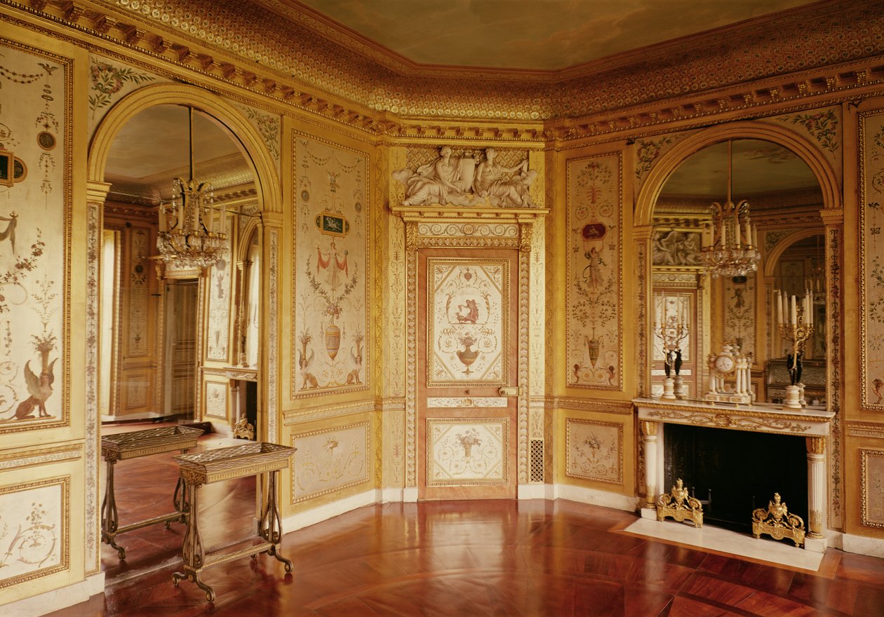 Boudoir av Marie-Antoinette (1755-93) dekorert i 1785 av Richard Mique
