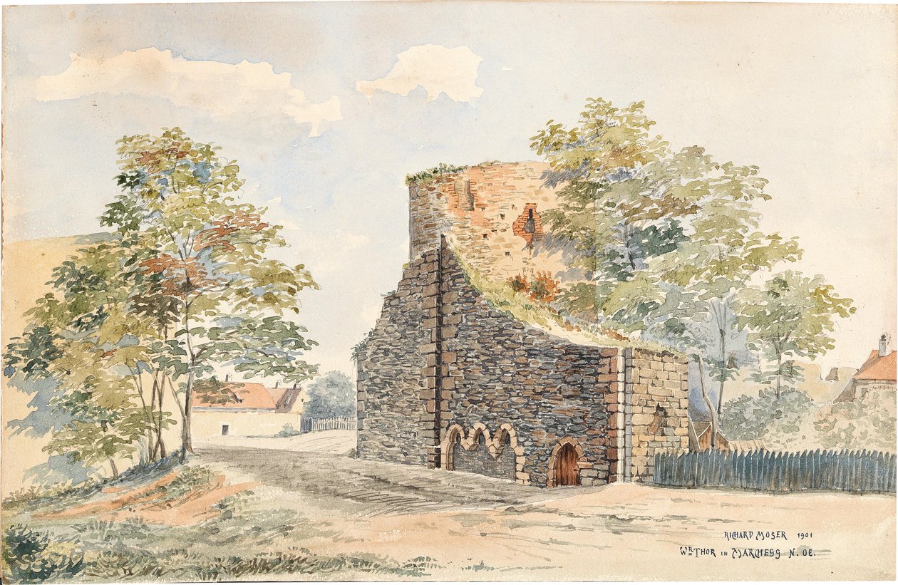 The Wienertor in MarcheggnEnglish: The Wienertor in Marcheggn av Richard Moser