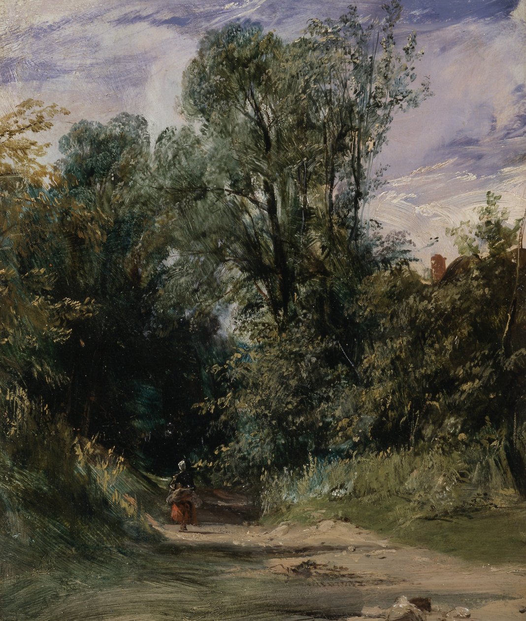 En skogkledd bane av Richard Parkes Bonington