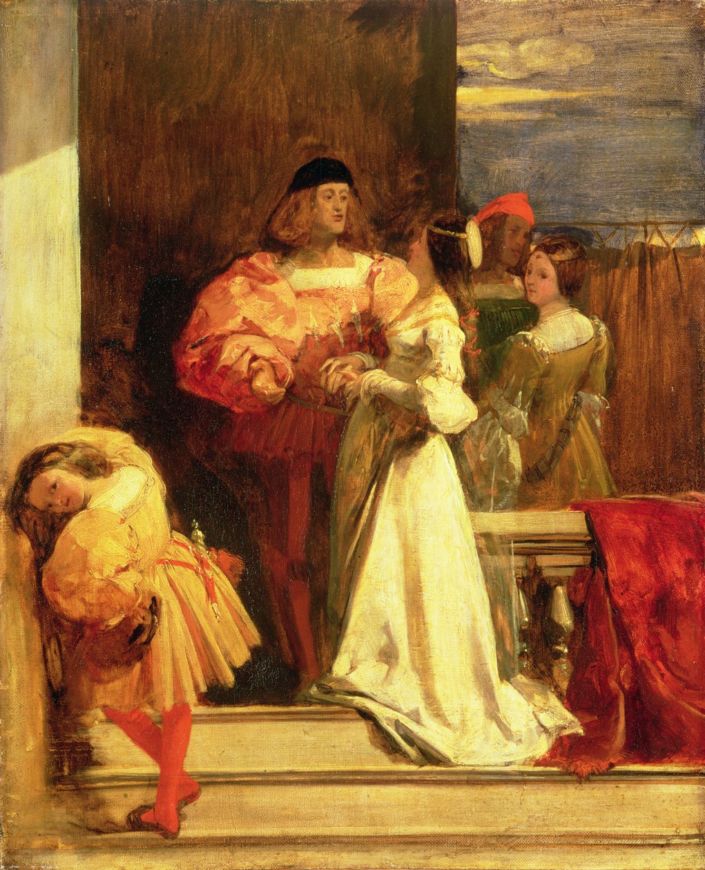Kveld i Venezia, 1826-28 av Richard Parkes Bonington