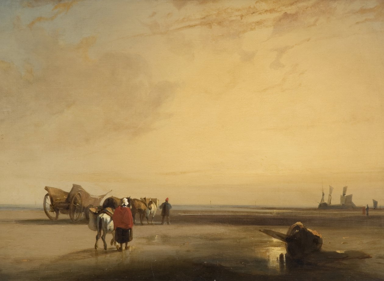Normandie Sands av Richard Parkes Bonington