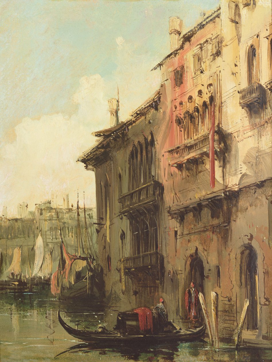 Venezia av Richard Parkes Bonington
