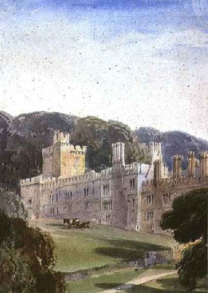 Haddon Hall (wc på papir) av Richard Principal Leitch