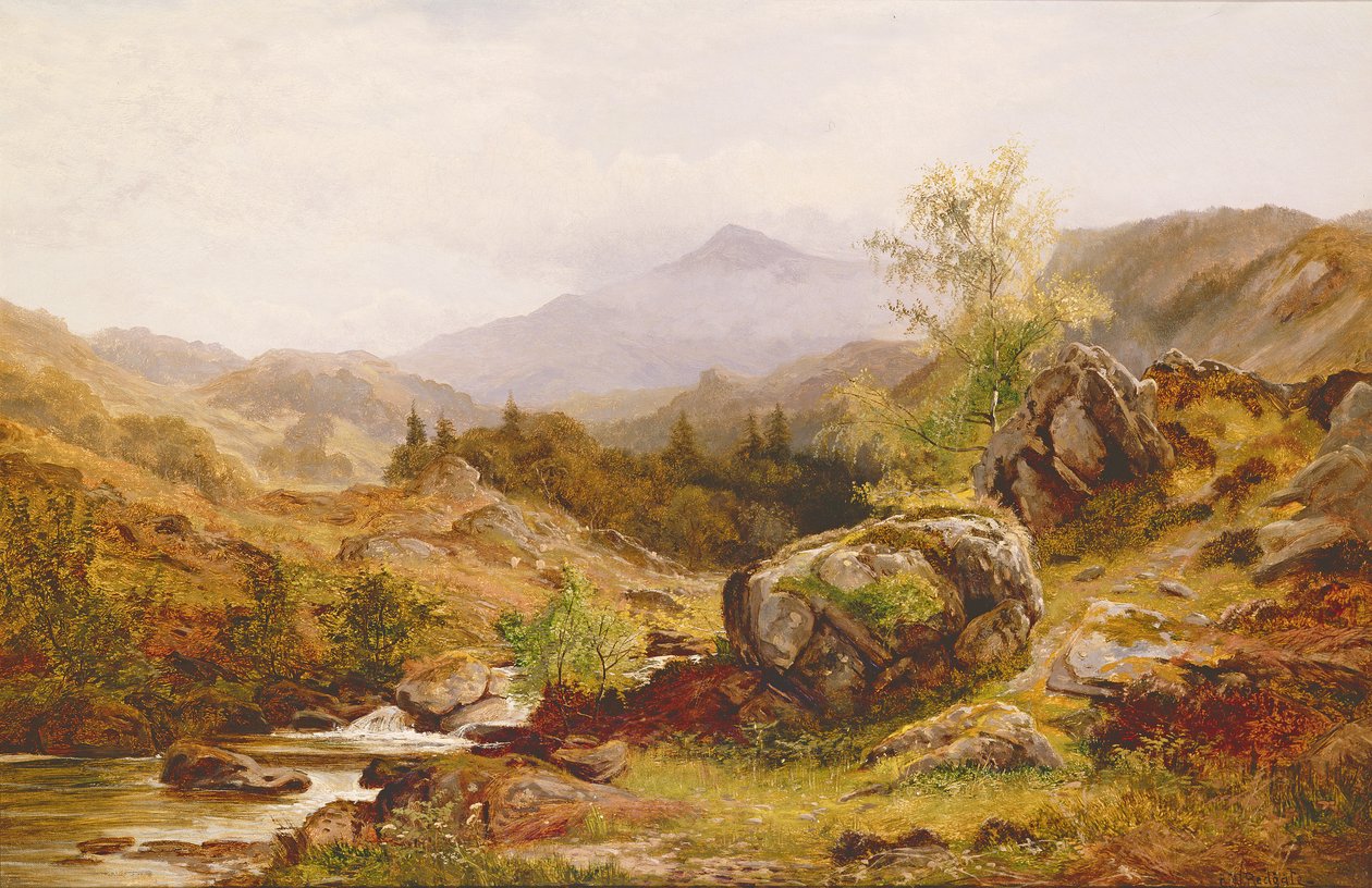 I Lledr-dalen, Nord-Wales av Richard Redgrave