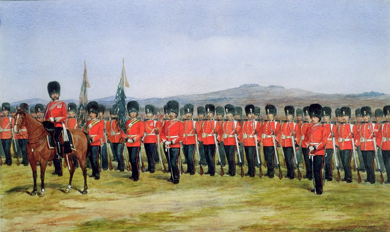 The Royal Fusiliers, 1876 av Richard Simkin