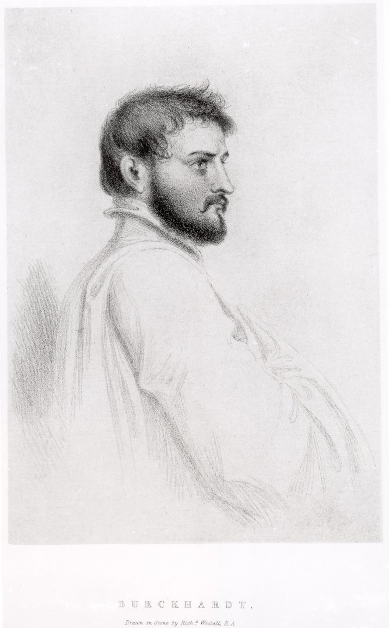 Portrett av Johann Ludwig Burckhardt (1784-1817) av Richard Westall