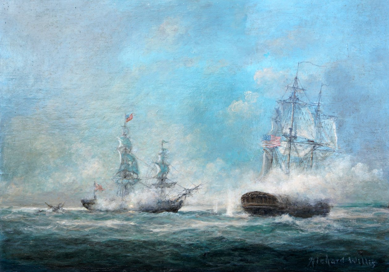 Forlovelse mellom Makedonien og USA 1812 av Richard Willis