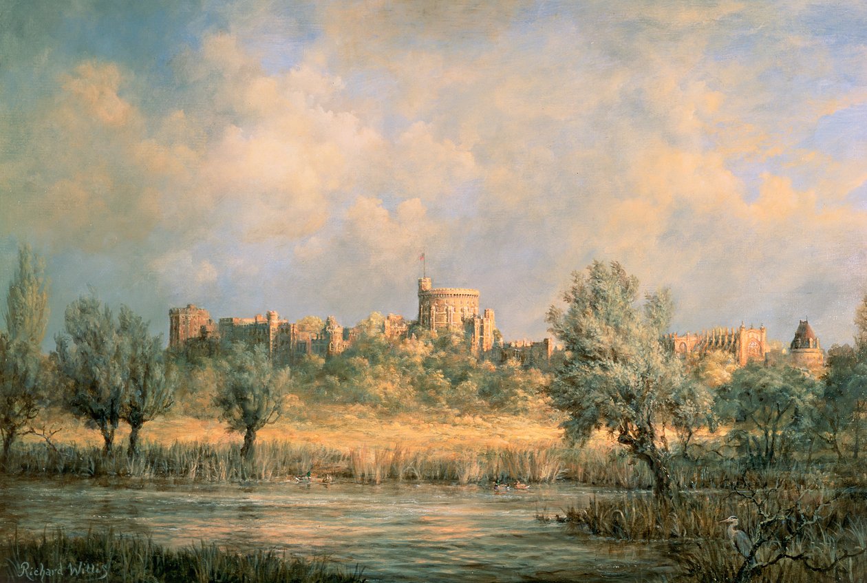 Windsor Castle: fra Themsen av Richard Willis