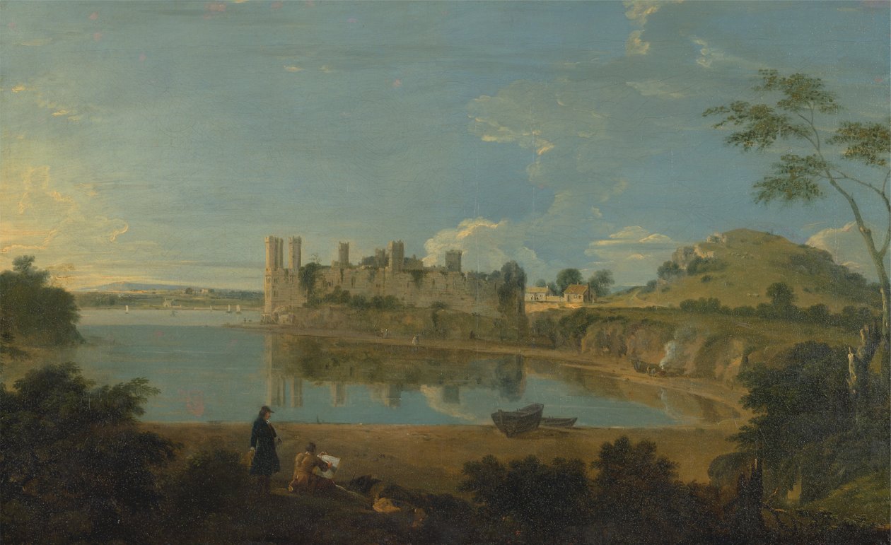 Caernarvon slott av Richard Wilson