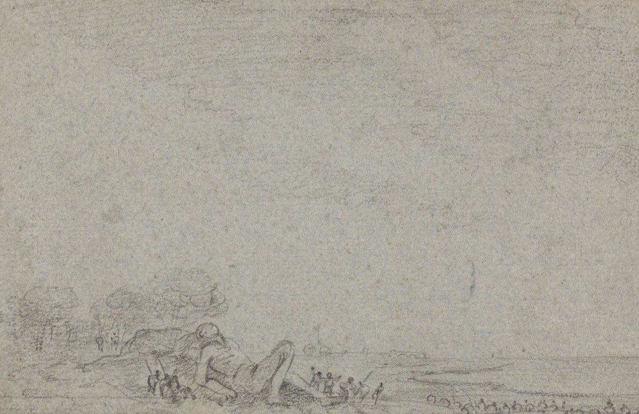 Gulliver bundet av Lilliputians av Richard Wilson