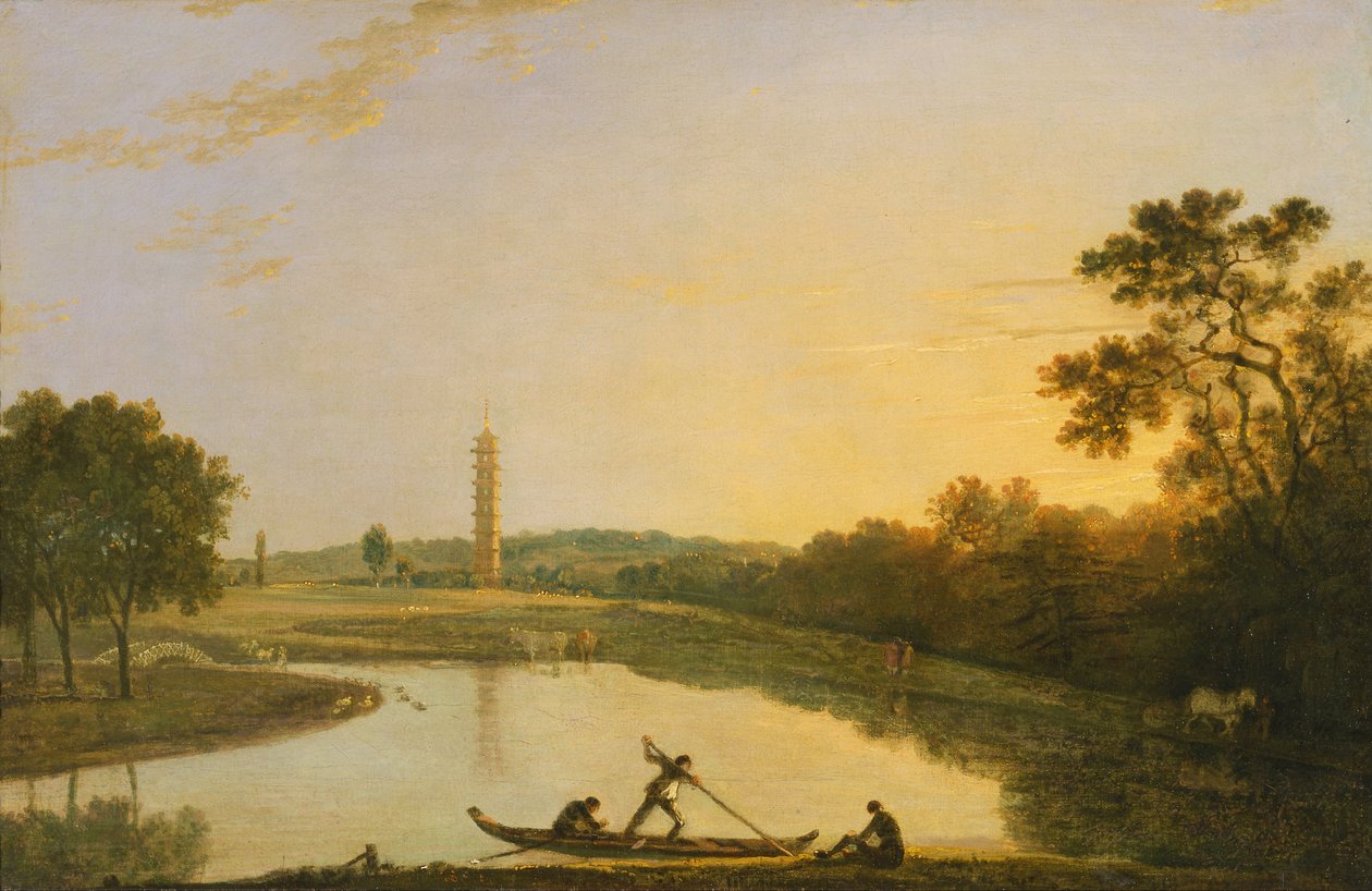 Kew Gardens- Pagoden og broen av Richard Wilson