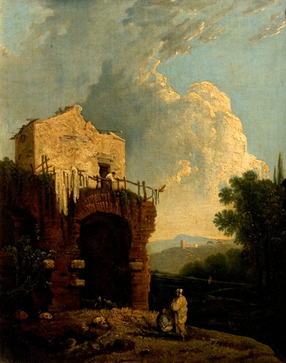 Ruinene av en villa nær Roma av Richard Wilson