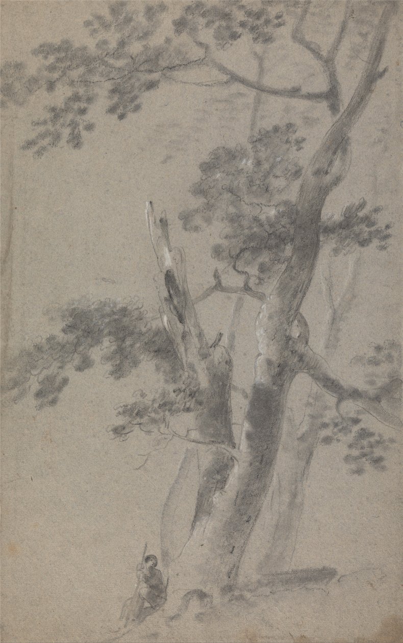 Hyrde sitter under et tre av Richard Wilson