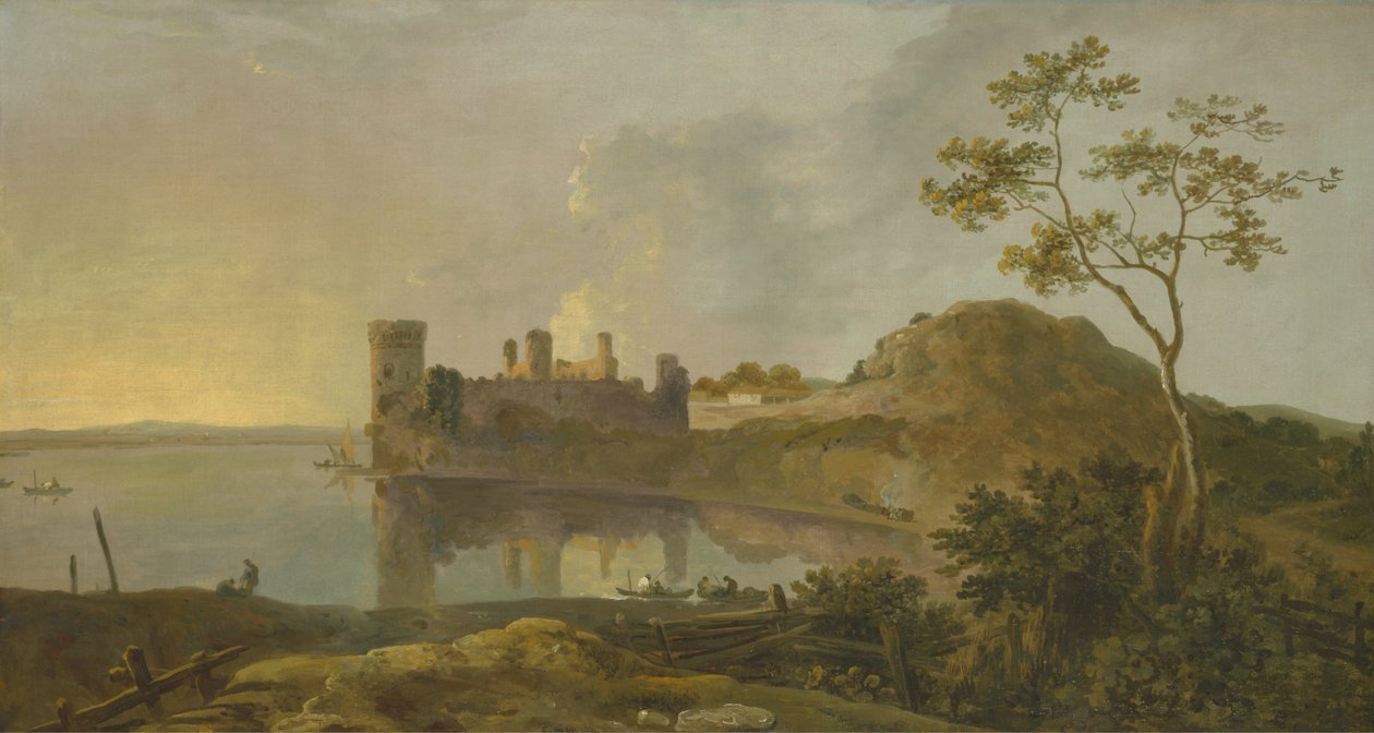 Sommerkveld (Caernarvon Castle) av Richard Wilson