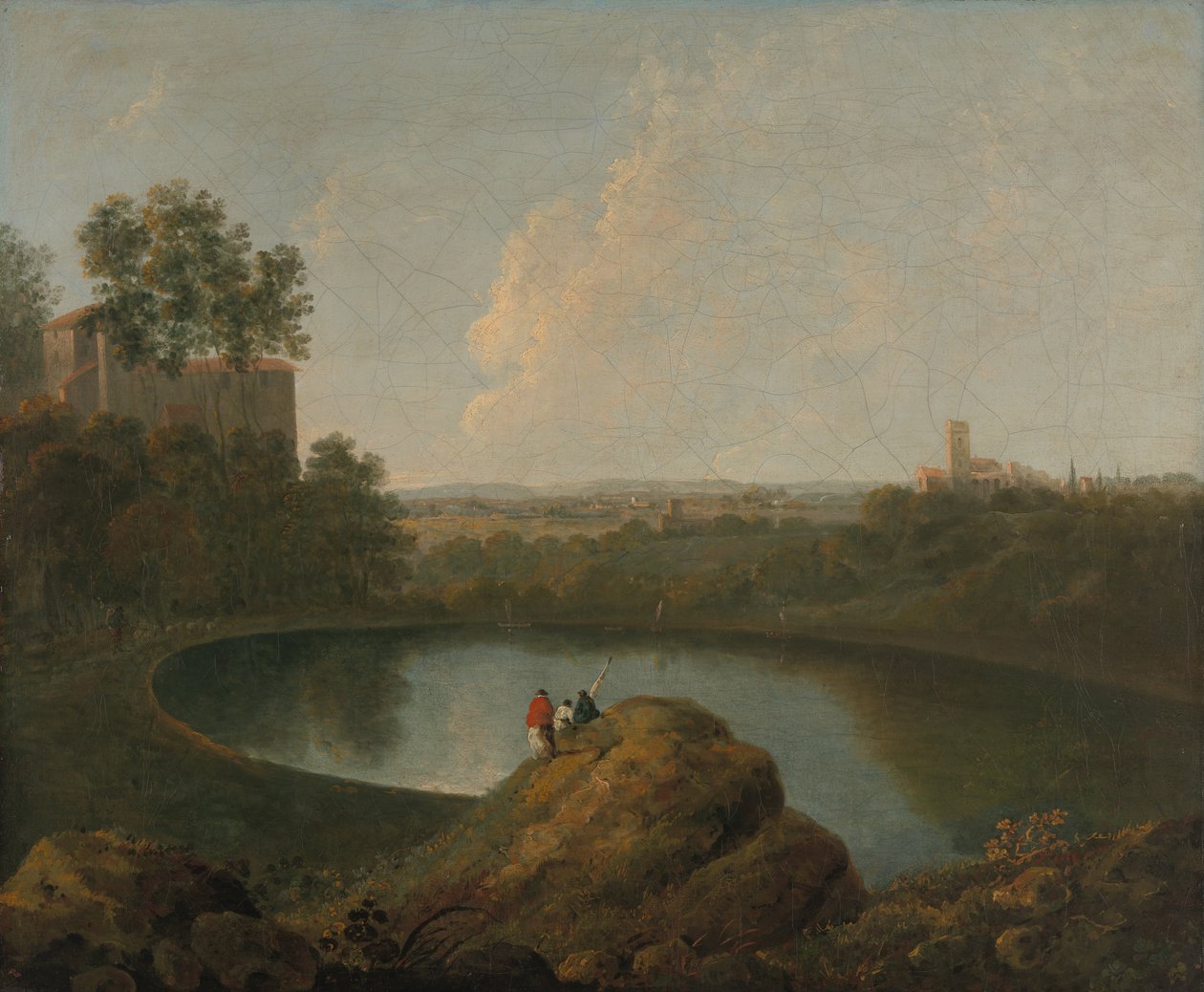 Hodet til Nemi -sjøen av Richard Wilson