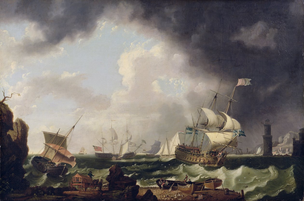 Fiskeriet, ca. 1764 av Richard Wright