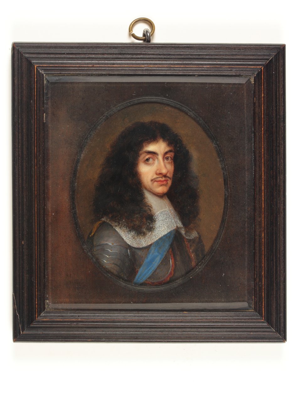 Charles II (akvarell på vellum) av Richard  Gibson