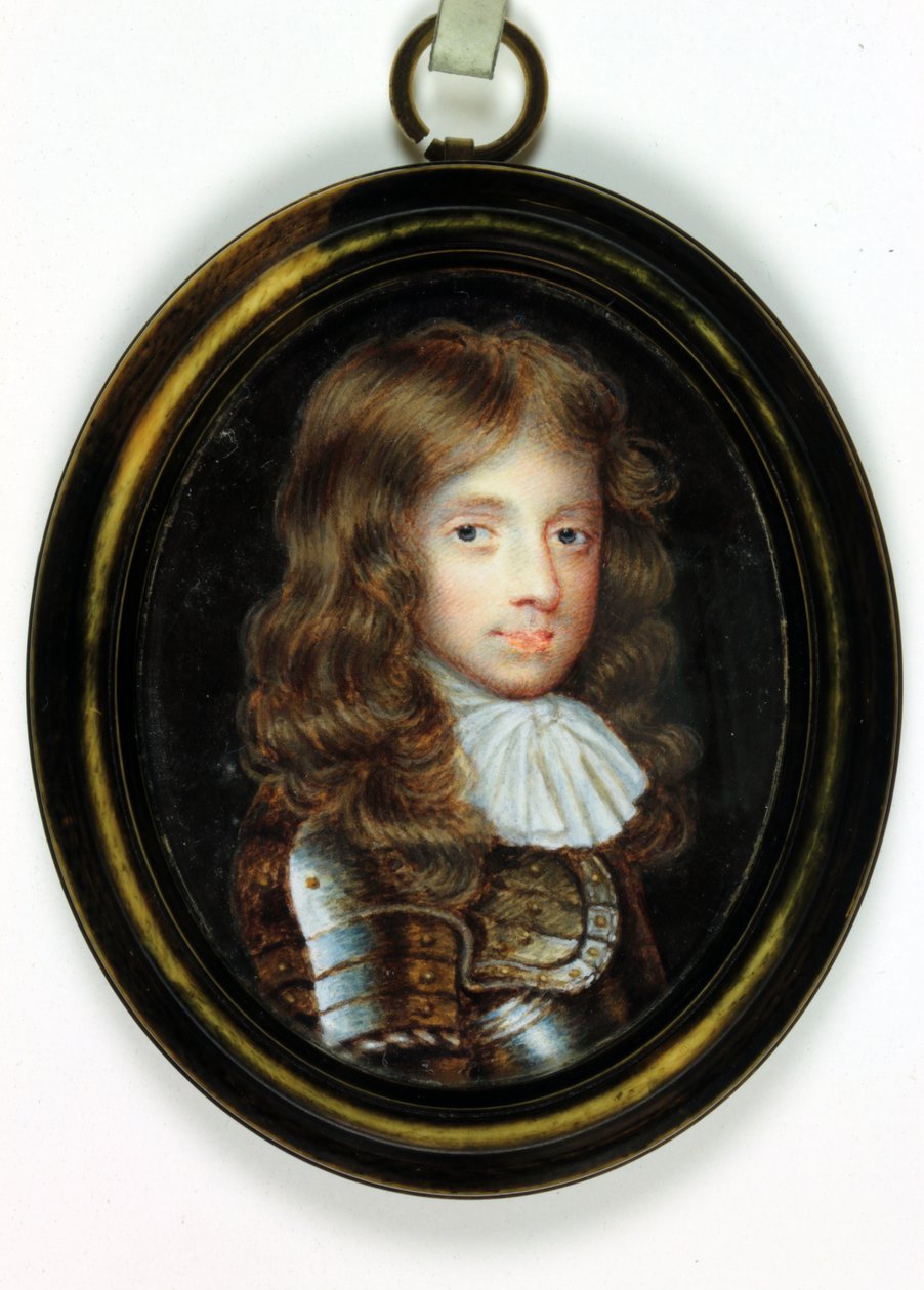 Henry Cavendish, jarl av Ogle (akvarell på elfenben) av Richard  Gibson