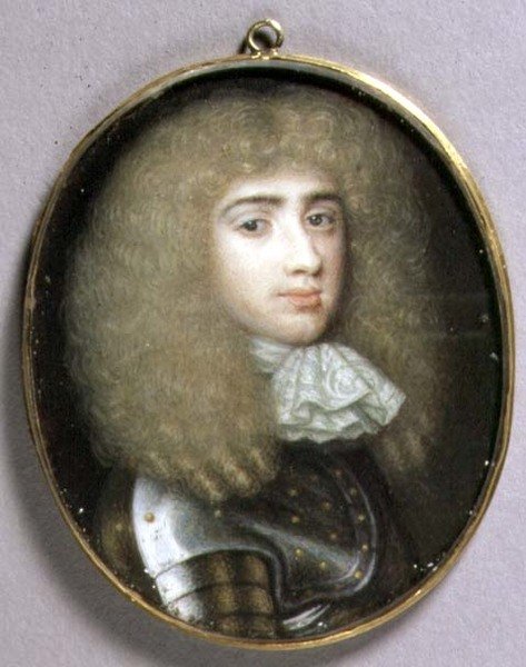 Portrait Miniature of Robert Porter, ca. 1660 (akvarell på vellum) av Richard  Gibson