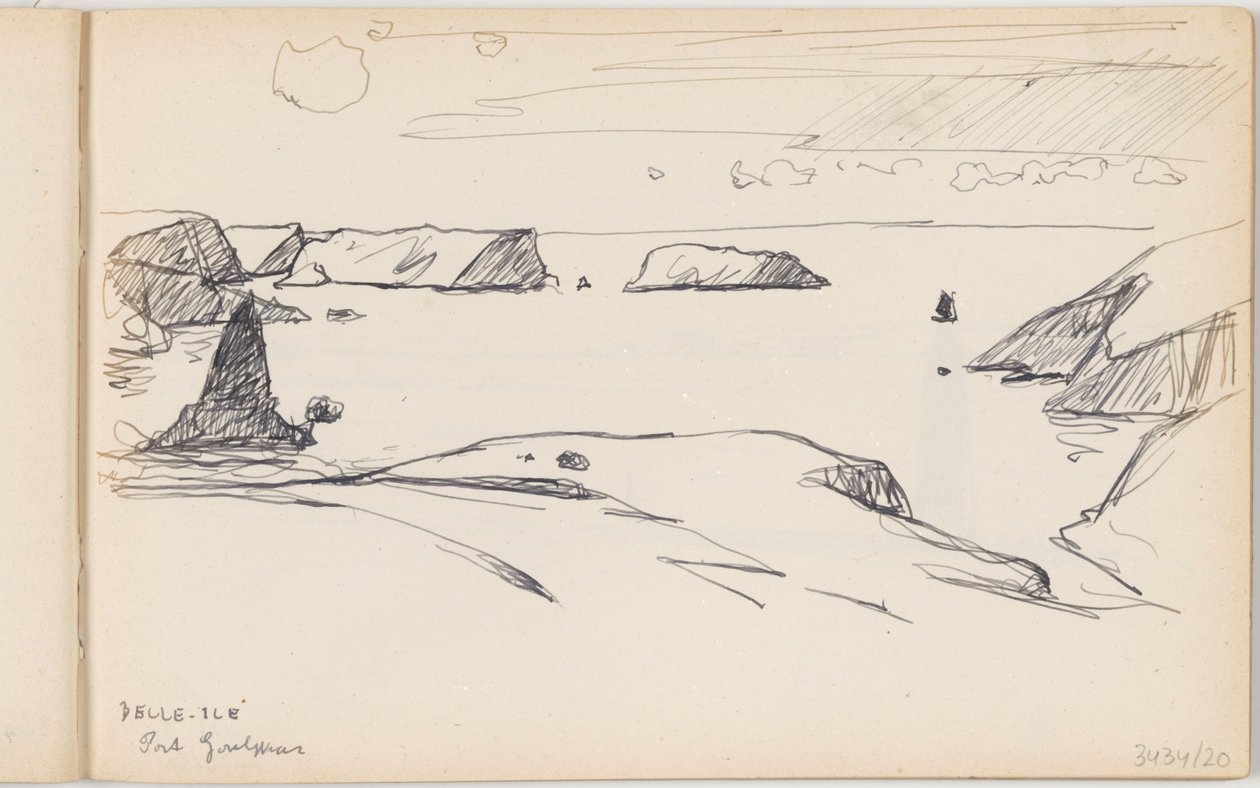 Belle-Île-en-Mer, Port Goulphar av Richard Baseleer