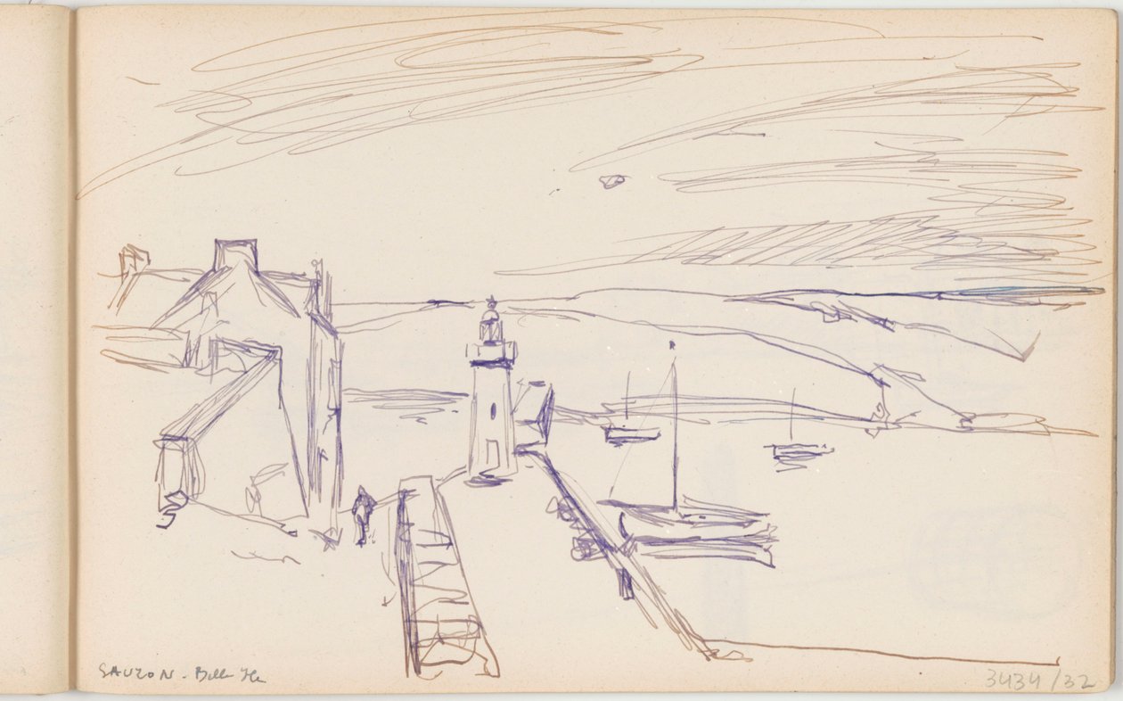 Sauzon, Belle-Île-en-Mer av Richard Baseleer