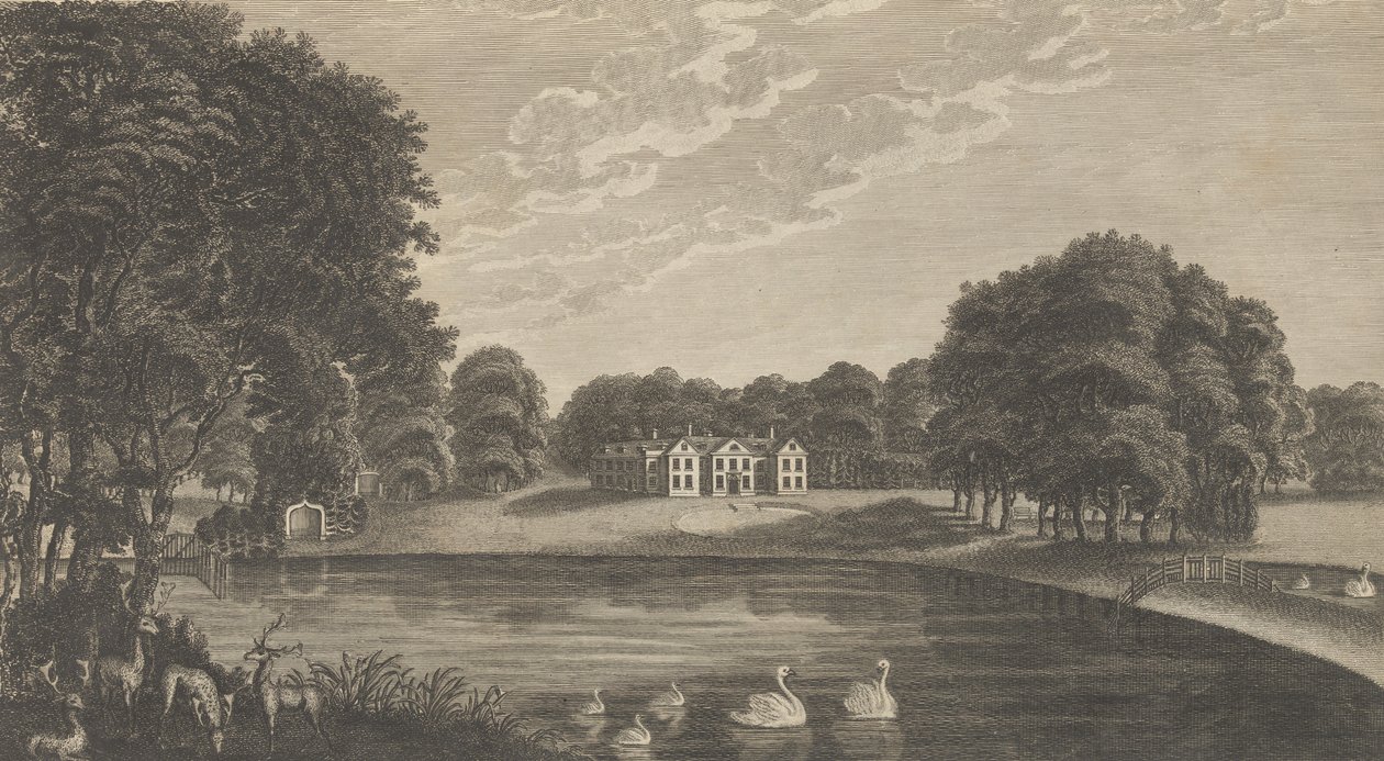 Chilston, i County of Kent, fra Edward Hasted's, The History and..., 1777-90. av Richard Bernard Godfrey