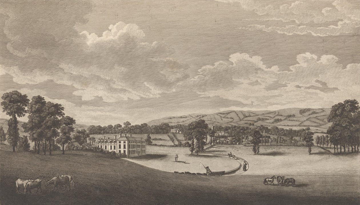Preston Hall i Aylesford, i County of Kent, fra Edward Hasted