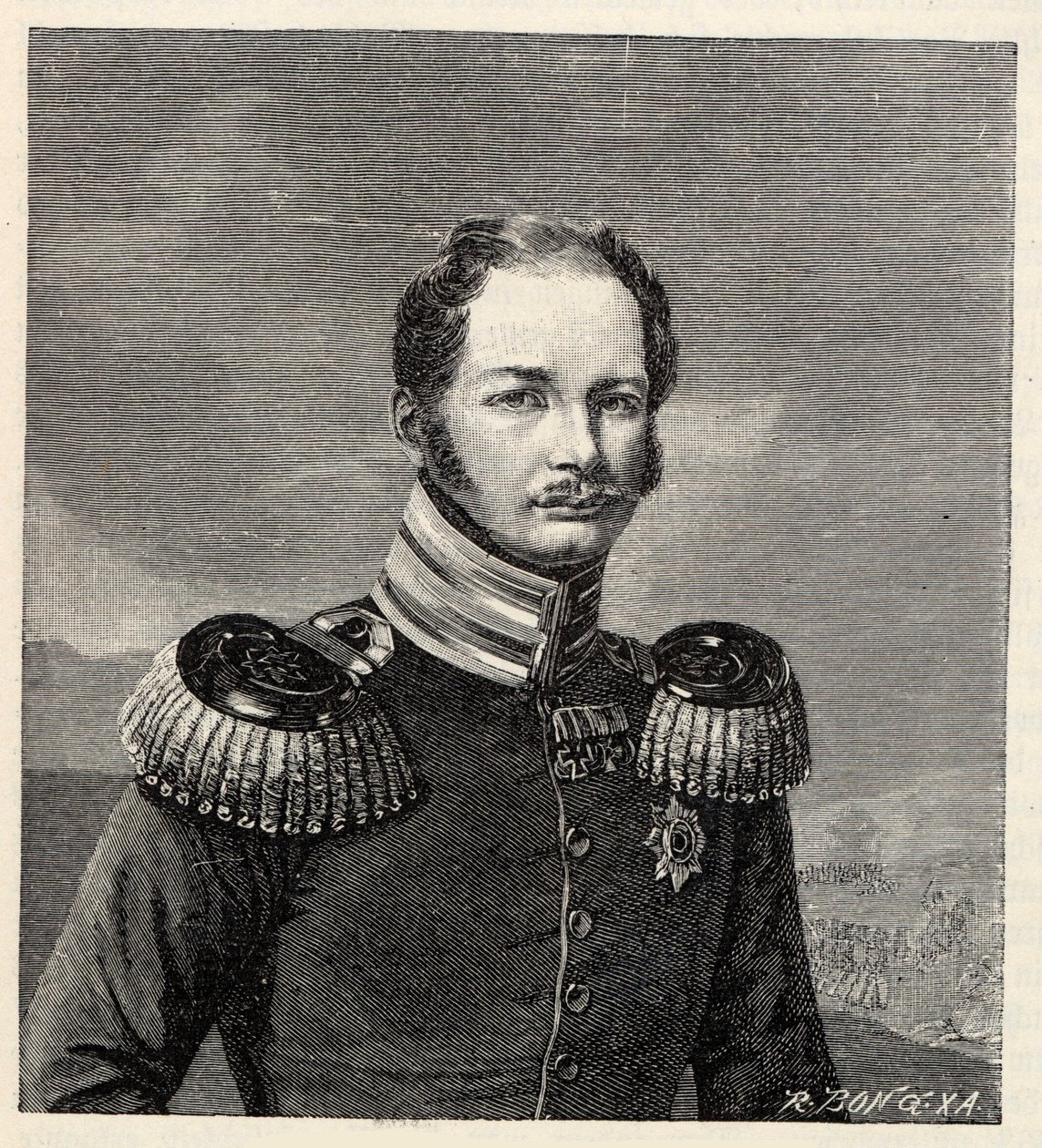 Prins William av Preussen 1797-1888, 1835. av Richard Bong