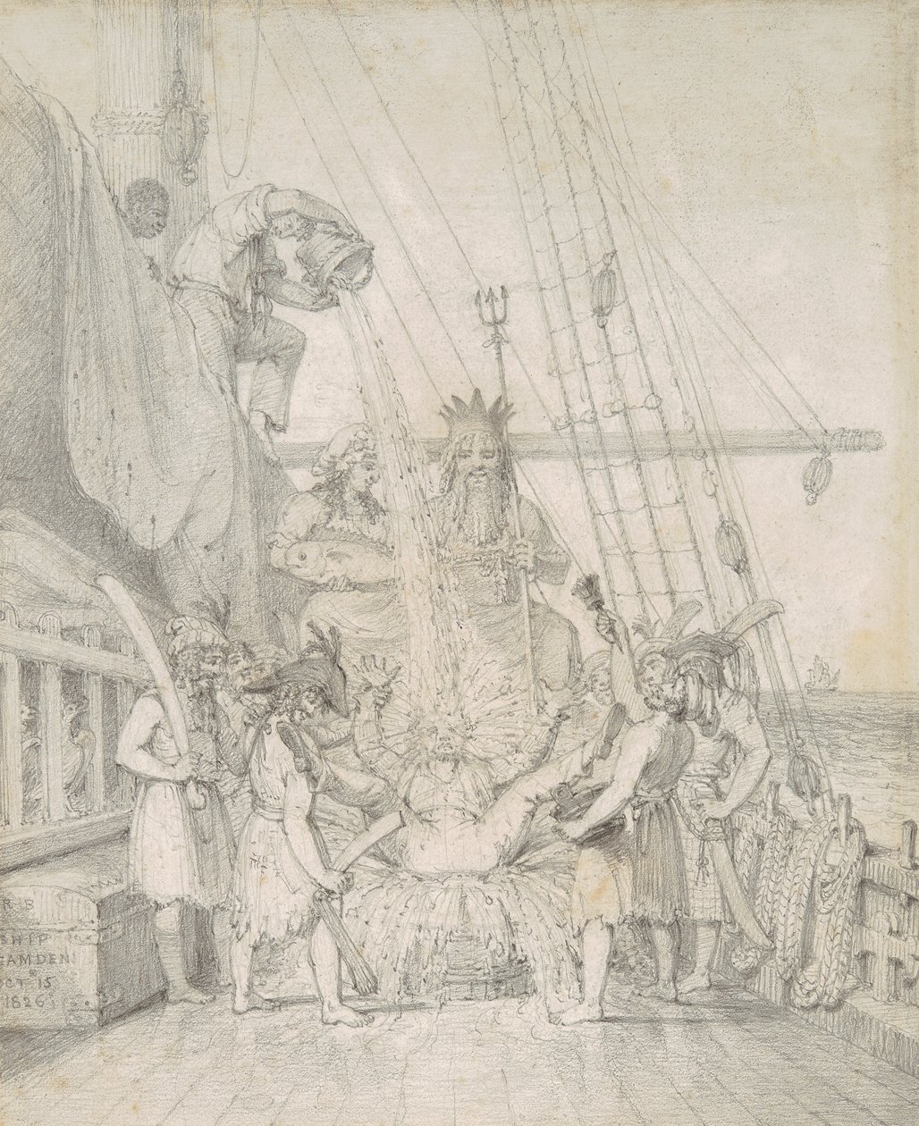 Crossing the Tropic, 15. oktober 1826 av Richard Bridgens